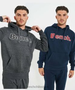 Bench hombres Pack de 2 sudaderas con capucha Ollie. clasificado vestir RFH4F38 Bench Ropa