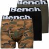 Bench hombres boland pack de 3 boxers clasificado vestir RFH4F84 Sudadera Bench