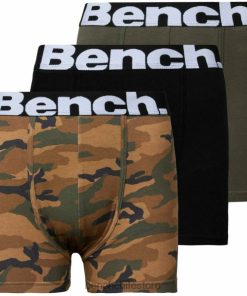 Bench hombres boland pack de 3 boxers clasificado vestir RFH4F84 Sudadera Bench