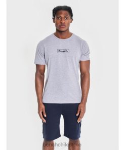 Bench hombres camiseta angus sostenible marga gris vestir RFH4F19 Bench. Jacket