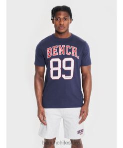 Bench hombres camiseta hutter marina de guerra vestir RFH4F14 Bench Ropa