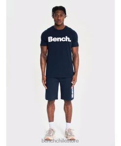 Bench hombres niall conjunto de pantalones cortos y camiseta marina de guerra vestir RFH4F66 Sudadera Bench