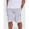 Bench hombres pantalones cortos de lana claxton marga gris vestir RFH4F51 Sudadera Bench