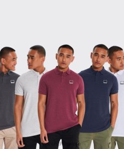 Bench hombres paquete de 5 polos pritchard clasificado vestir RFH4F4 Bench. Jacket