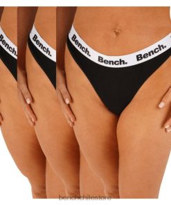 Bench mujer Pack de 3 tangas Shanice. negro vestir RFH4F145 Bench. Jacket