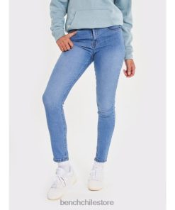 Bench mujer jeans ajustados faye lavado a la piedra vestir RFH4F119 Bench Ropa
