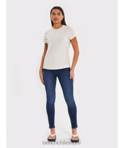 Bench mujer jeans ajustados faye lavado oscuro vestir RFH4F117 Sudadera Bench