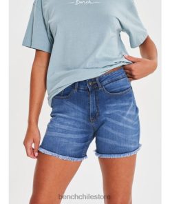 Bench mujer pantalones cortos de mezclilla kaylie azul medio vestir RFH4F133 Bench. Jacket